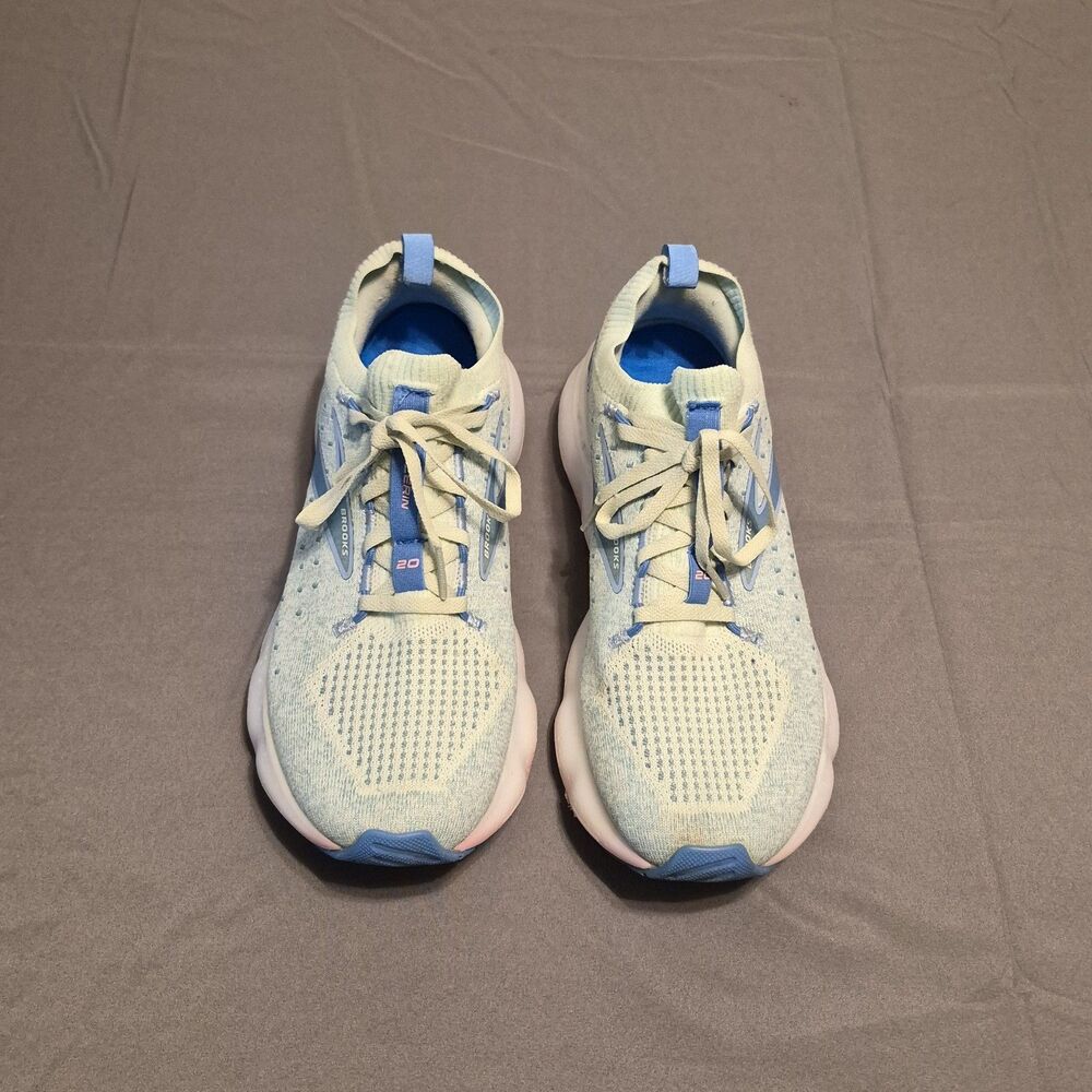 Brooks Glycerin 20 Women Size 8.5 Blue Running Shoes Sneakers 1203721B409